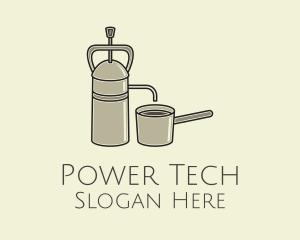 Steel French Press logo