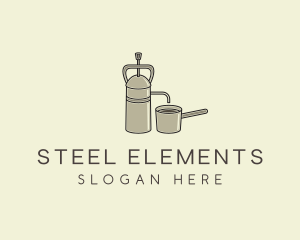 Steel French Press logo