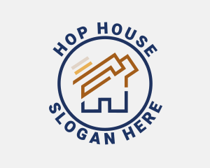 House Roller Paint logo design