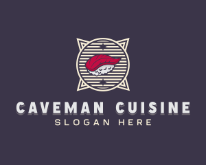 Sushi Dining Cuisine logo design