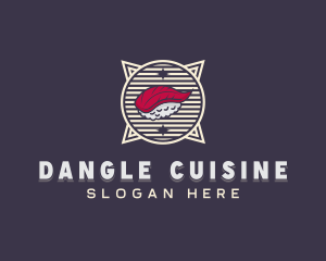 Sushi Dining Cuisine logo design