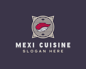 Sushi Dining Cuisine logo design