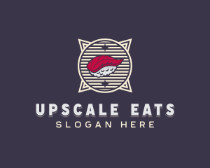 Sushi Dining Cuisine logo design