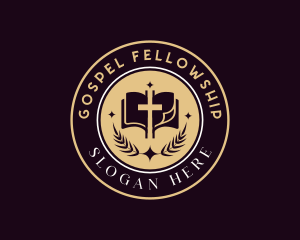 Holy Bible Cross Religion logo