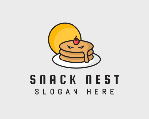 Angry Pancake Meal logo design