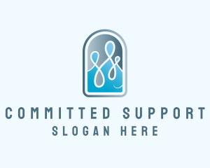 Human Support Fellowship logo design