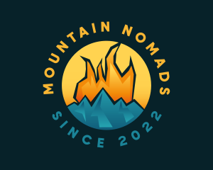 Fire Ice Mountain  logo design