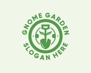 Lawn Shovel Gardening logo design