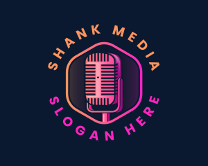 Podcast Media Streaming logo design