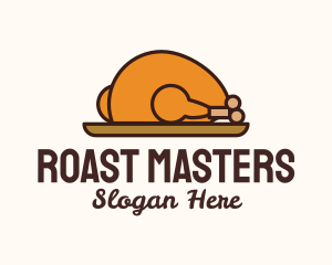 Roasted Chicken Plate logo design