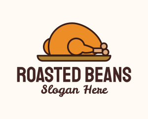 Roasted Chicken Plate logo design