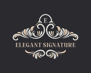 Luxury Floral Event logo design