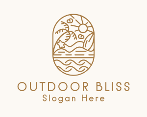 Summer Island Resort logo design