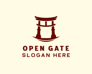 Torii Gate Architecture logo design