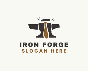 Metal Anvil Fabrication logo design