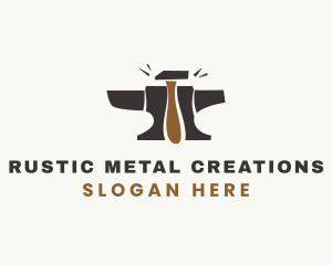 Metal Anvil Fabrication logo design