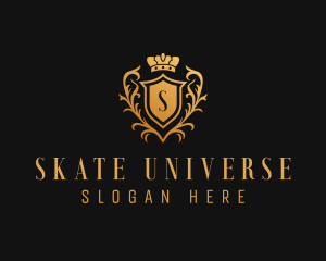 Royal University Shield logo design