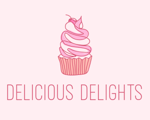 Pastry Cupcake Dessert logo design