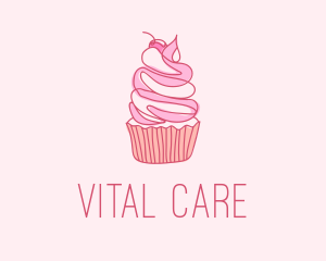 Pastry Cupcake Dessert logo