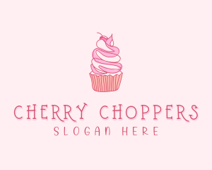 Pastry Cupcake Dessert logo design