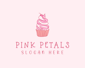 Pastry Cupcake Dessert logo design