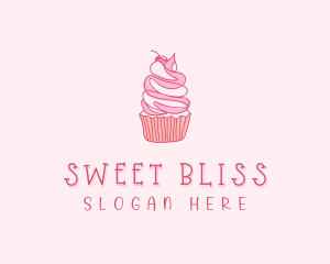 Pastry Cupcake Dessert logo design