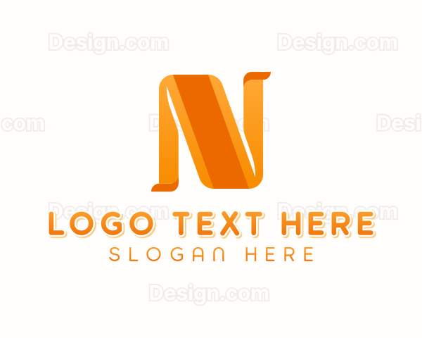 Creative Business Letter N Logo