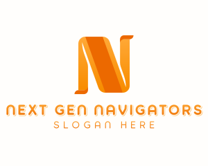 Creative Business Letter N logo