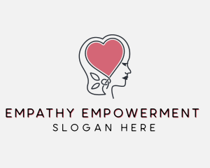 Brain Heart Psychiatrist logo design