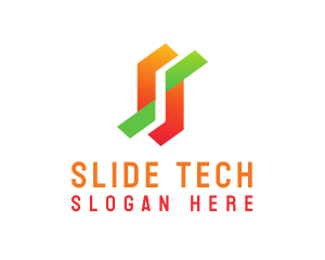 Modern Tech Letter S logo design