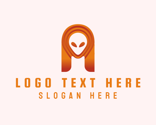 Space Ship logo example 4