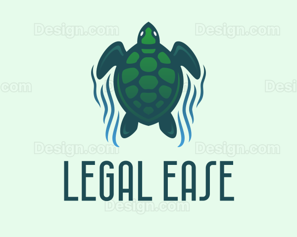 Green Sea Turtle Logo