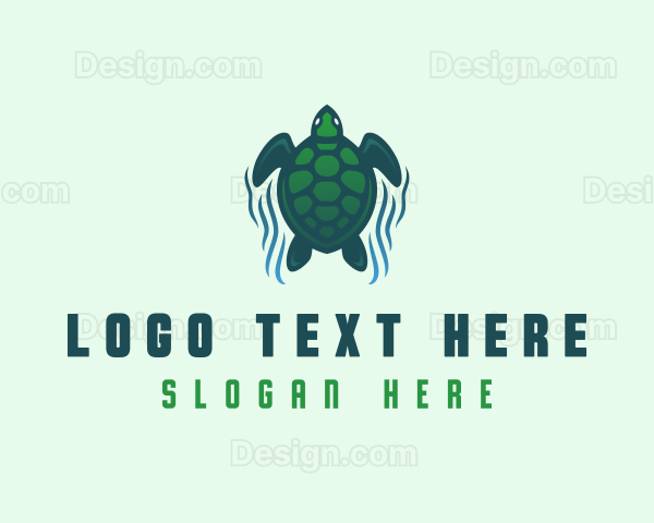 Green Sea Turtle Logo