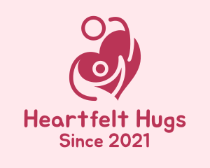 Lovely Couple Heart logo