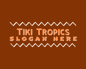 Hawaiian Tiki Bar  logo design