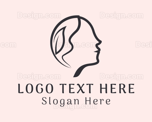 Woman Beauty Dermatology Logo