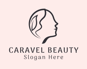 Woman Beauty Dermatology  logo design