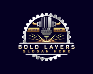 Metal Gear Laser Machine logo design