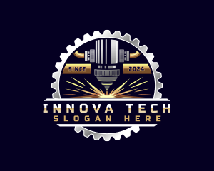 Gear Laser Machine logo design