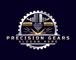 Gear Laser Machine logo design