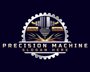 Gear Laser Machine logo design