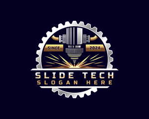 Gear Laser Machine logo design