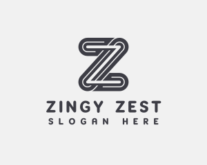 Modern Industrial Letter Z logo design