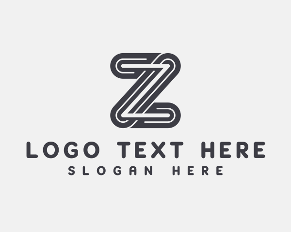 Modern Industrial Letter Z logo