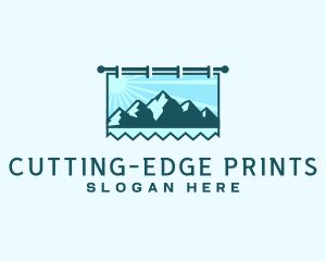 Mountain Trekking Signage logo