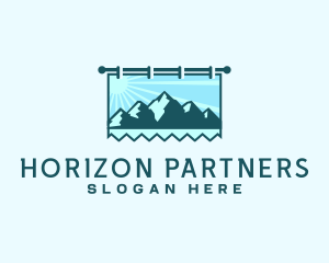 Mountain Trekking Signage logo