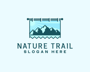 Mountain Trekking Signage logo