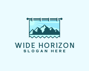 Mountain Trekking Signage logo design