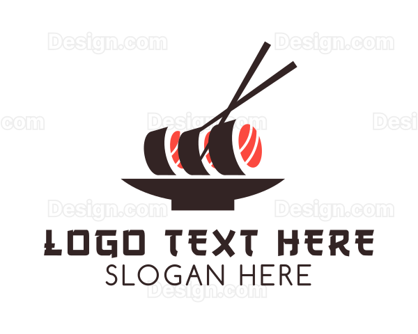 Sushi Asian Restaurant Logo