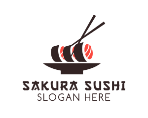 Sushi Asian Restaurant  logo design